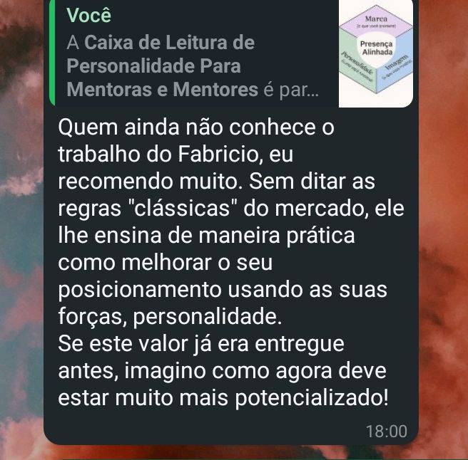Aluna da primeira turma de Branding Comportamental